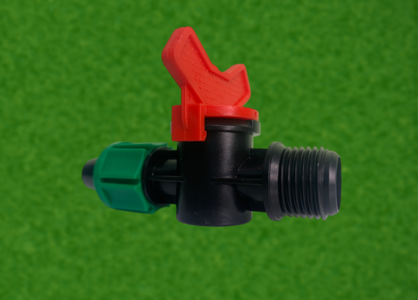 1/2 INCH DRIP TAPE MALE CONNECTOR VALVE